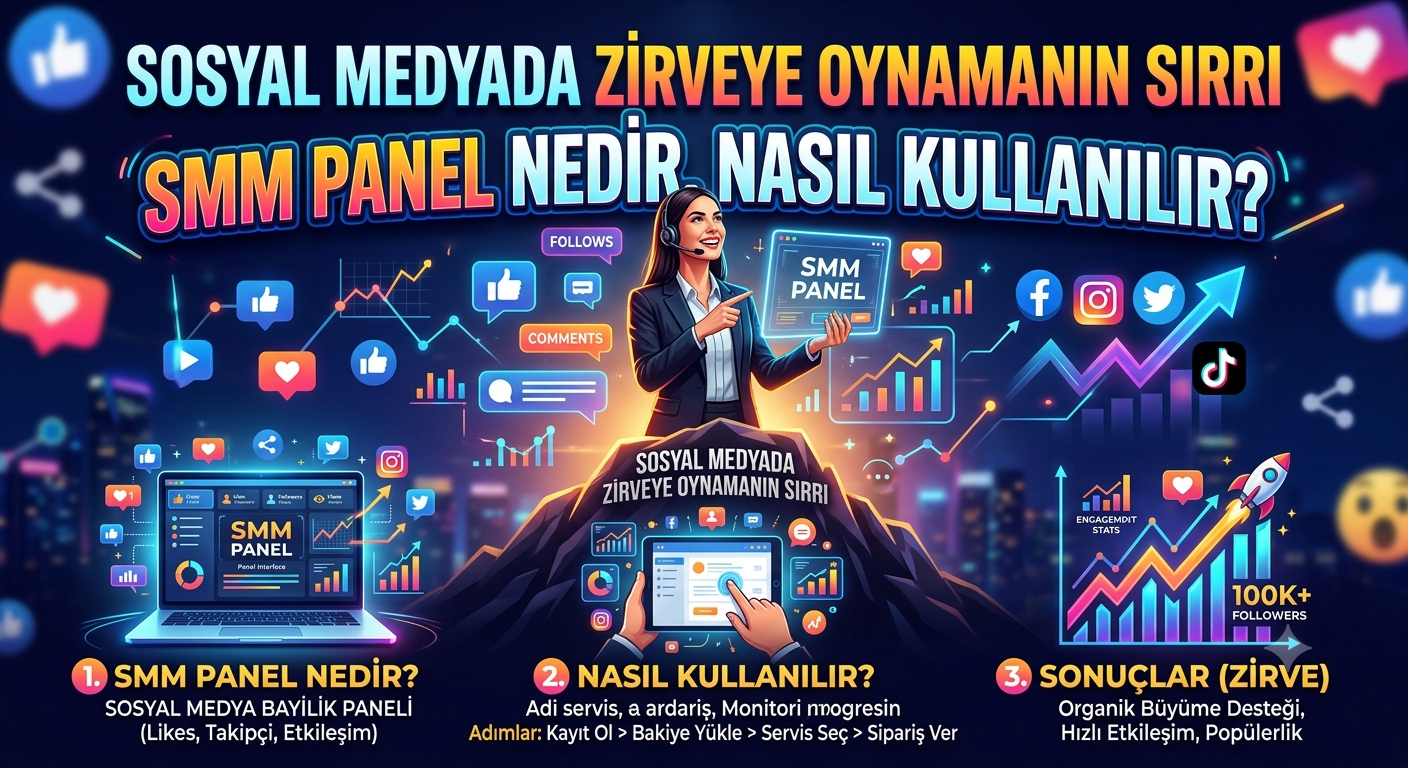 Sosyal Medyada Zirveye Oynamanın Sırrı: SMM Panel Nedir, Nasıl Kullanılır?