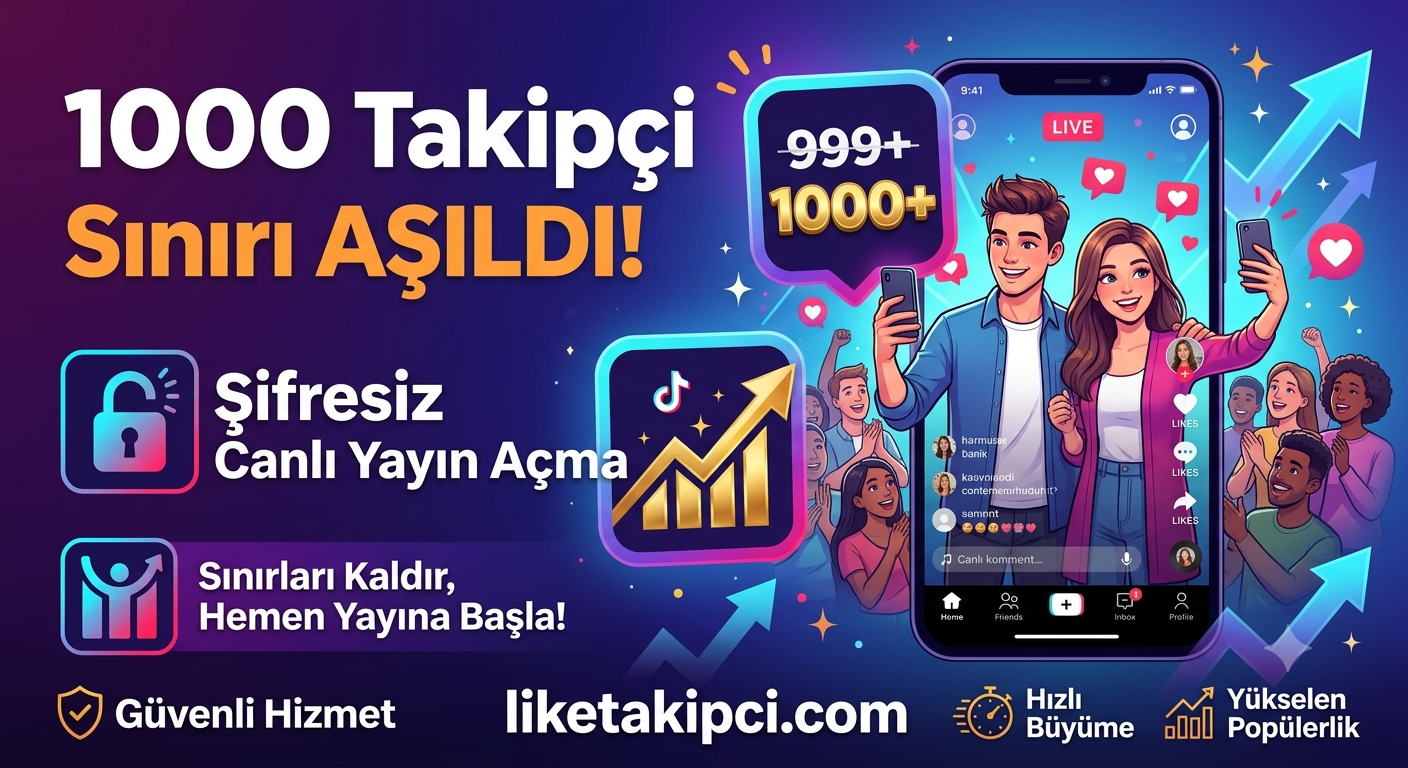 TikTok 1000 Takipçi Sınırı Nasıl Aşılır? Canlı Yayın Açma Yolları ve SMM Stratejileri
